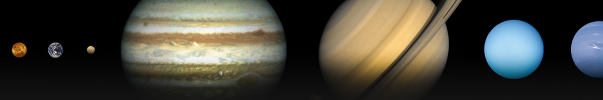 Depiction of the Solar System.